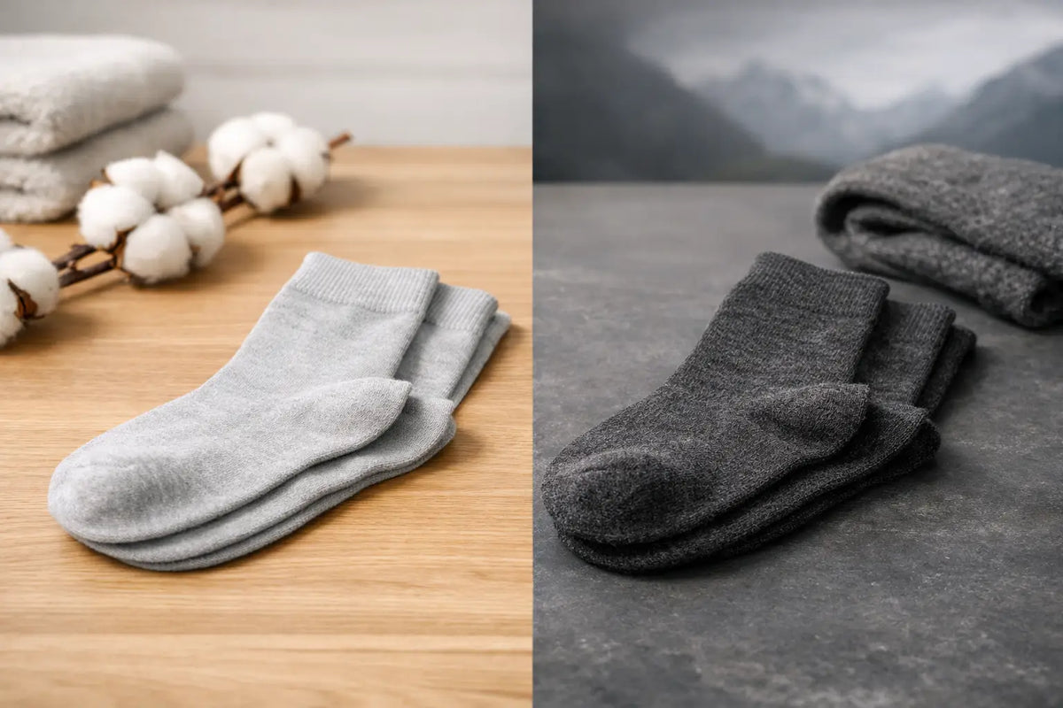 Cotton vs Merino Socks: Which Pair Suits You?