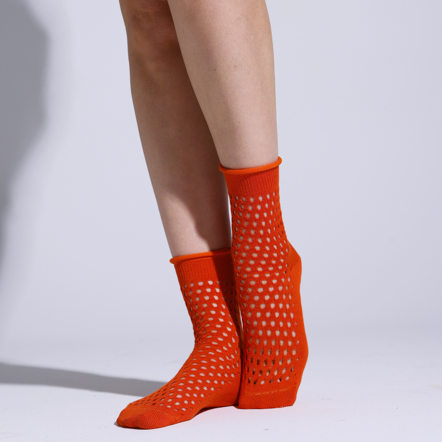 calza donna corta traforata