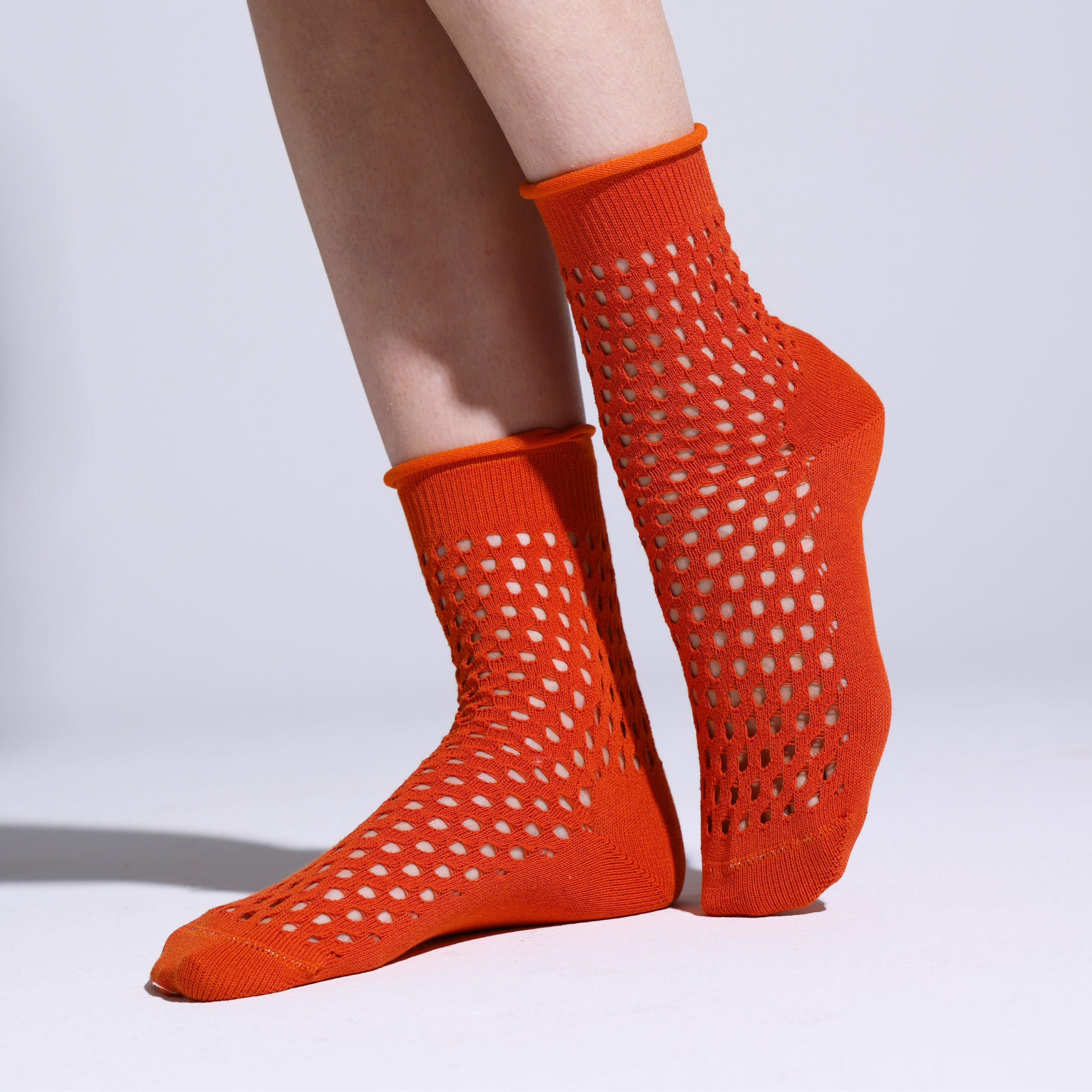 calza donna corta traforata