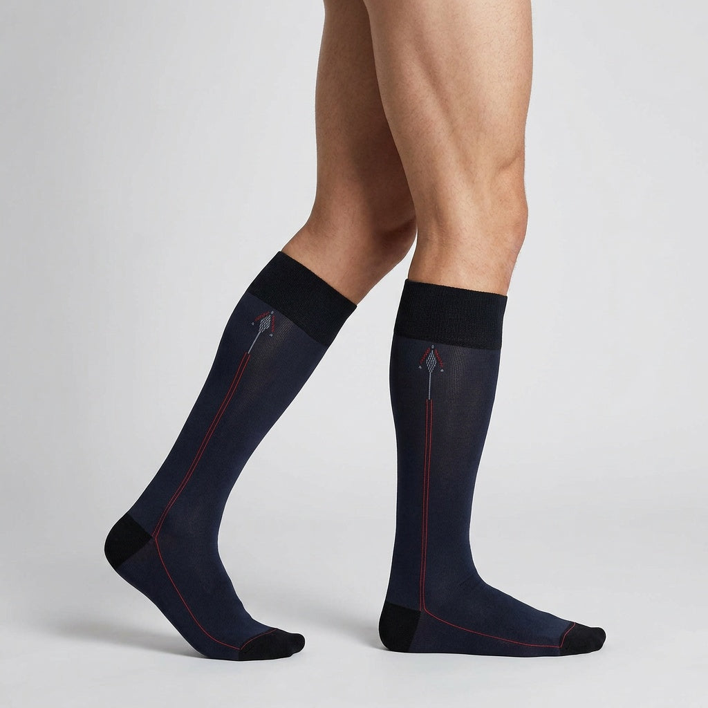 gambaletto blu linea laterale